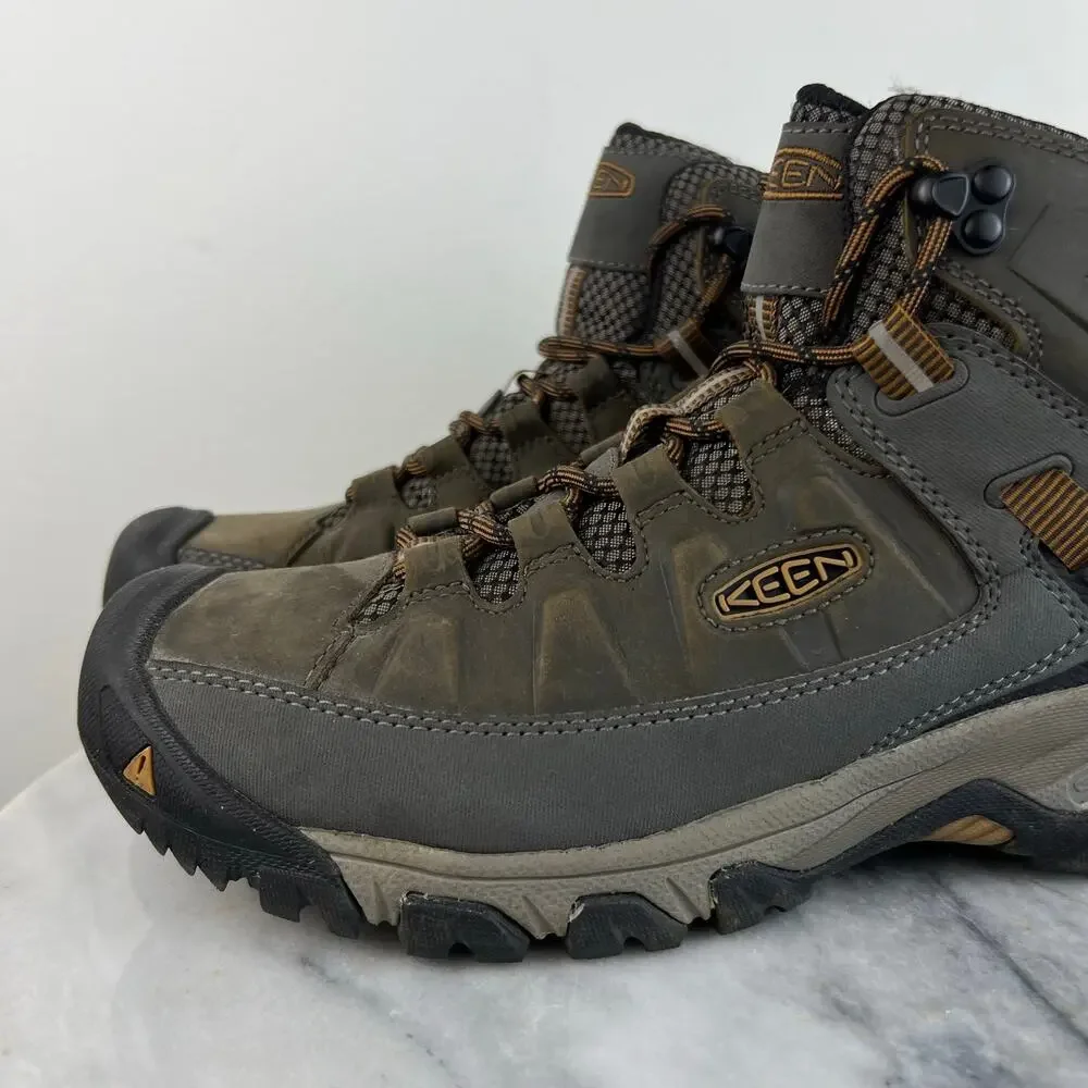 KEEN Men's Targhee III Mid Waterproof 1017787 All Terrain Hiking Work Boots 8.5